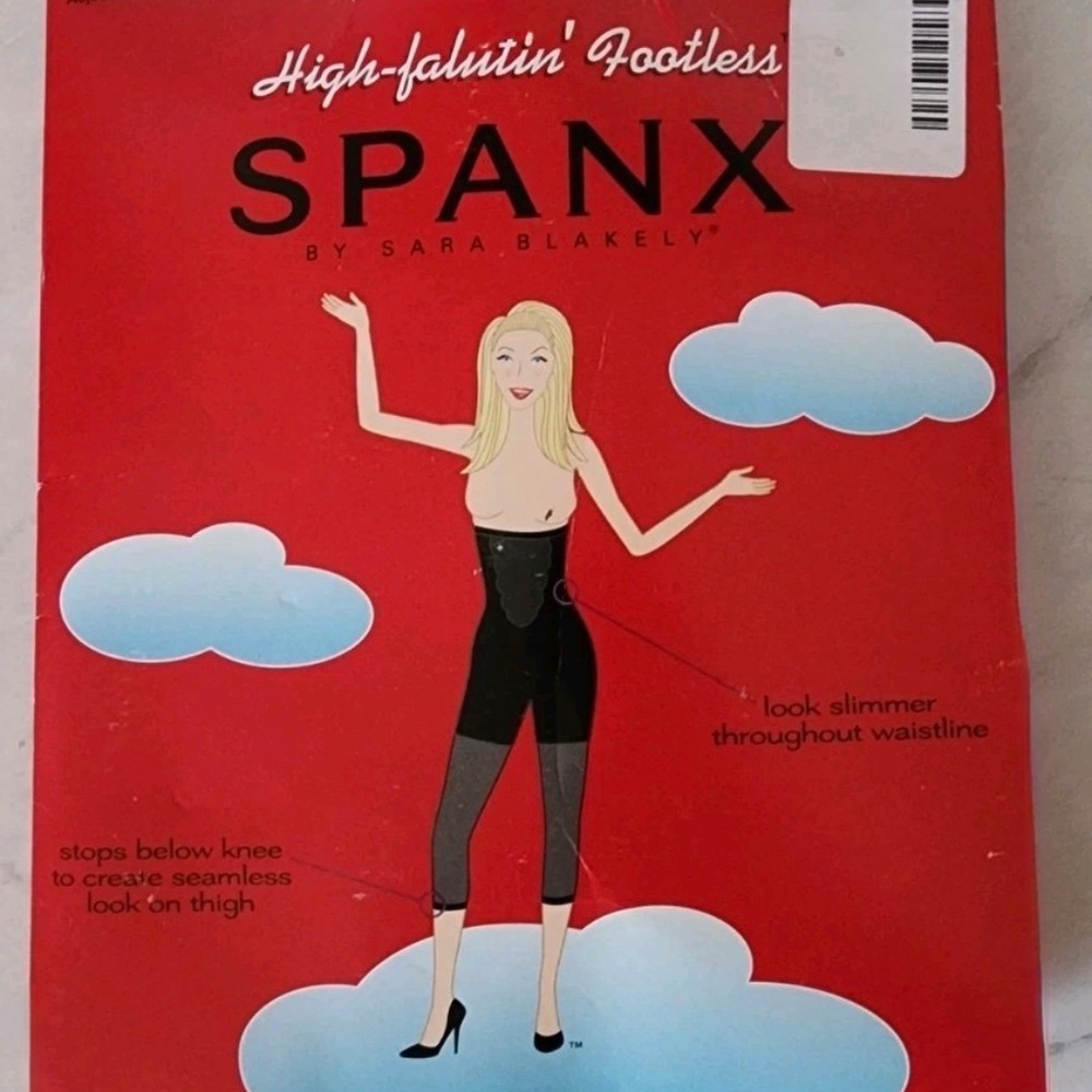 NWT Spanx By Sara Blakely High Falutin Footless High Waisted Body Shaping Sz F